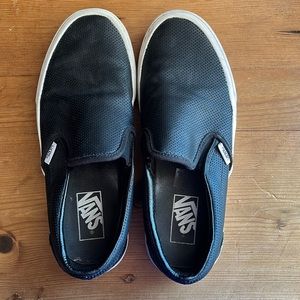 Black and white Vans